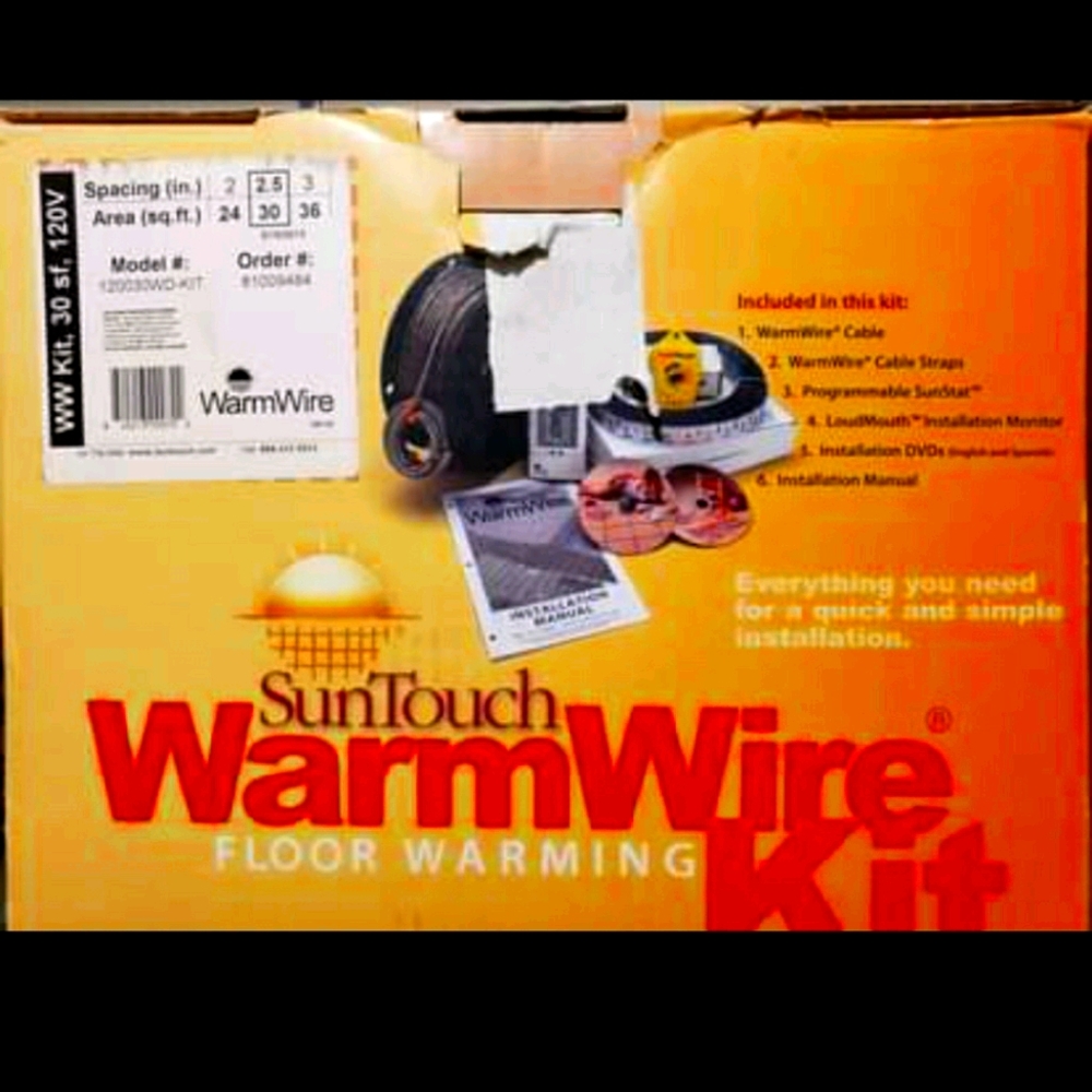 Wire floor heat pad